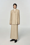 SWAYING/KNIT linen loose suit SW23AW1T69 linen